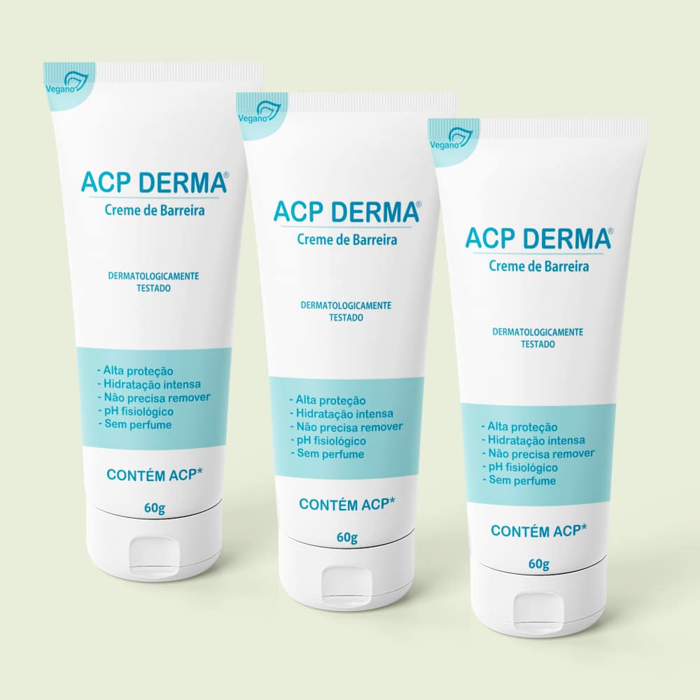 Kit 3 Cremes Barreira Acp Derma 60g Acp Derma